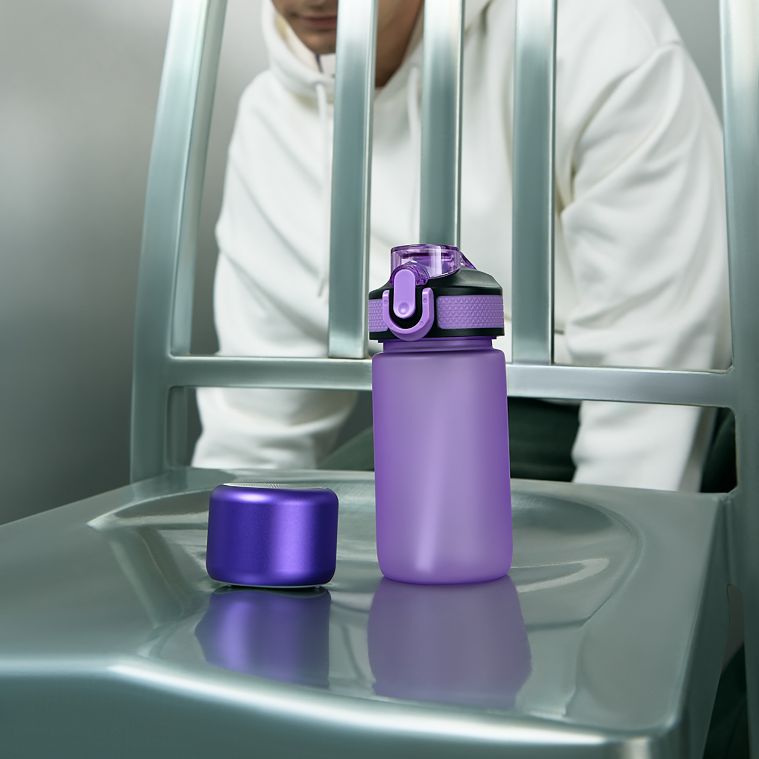 Беспроводная колонка Пэшн (Passion) 80dB 600 mAh (Bluetooth 5.4), фиолетовая