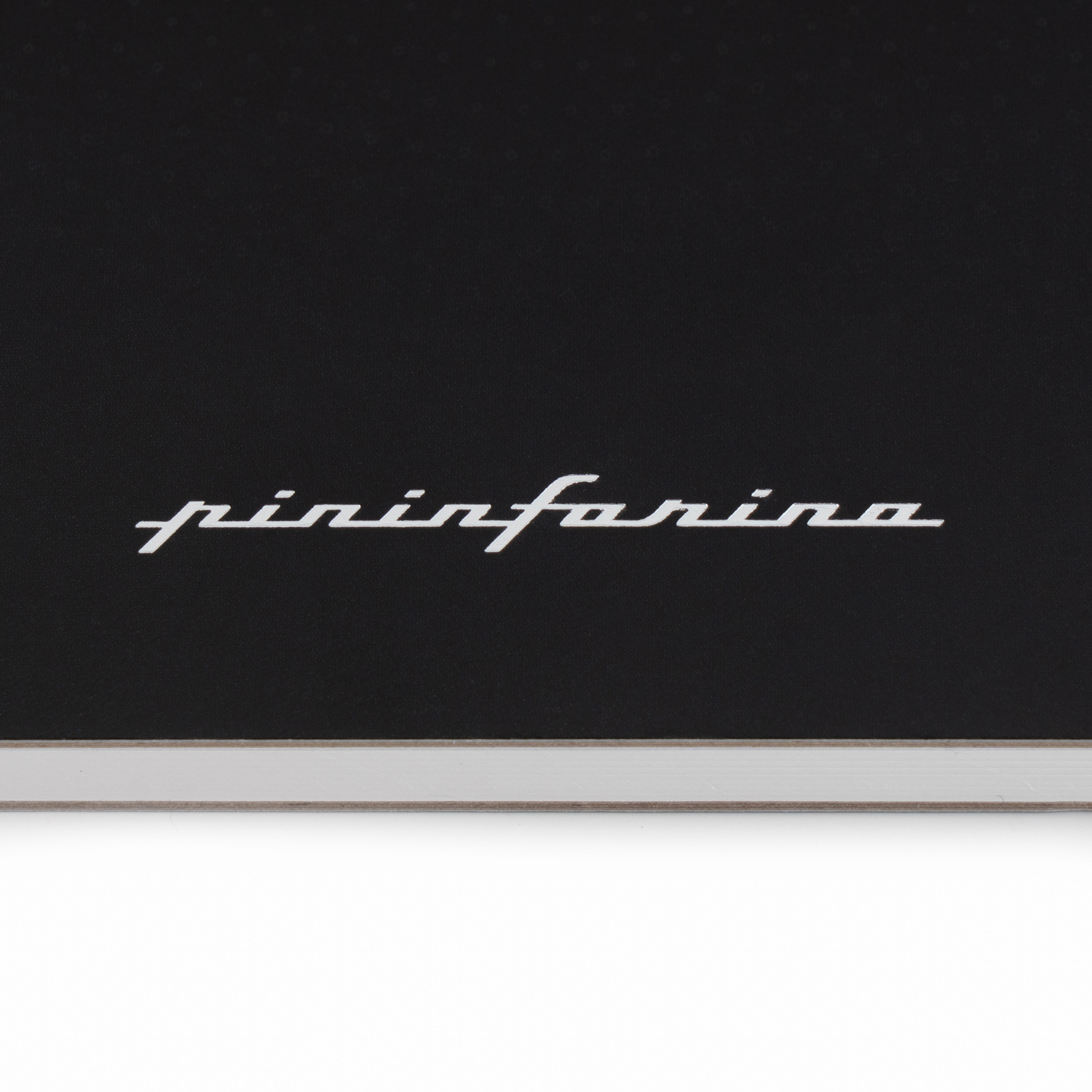 Блокнот линованный Pininfarina из каменной бумаги в твердой обложке, А5, черный