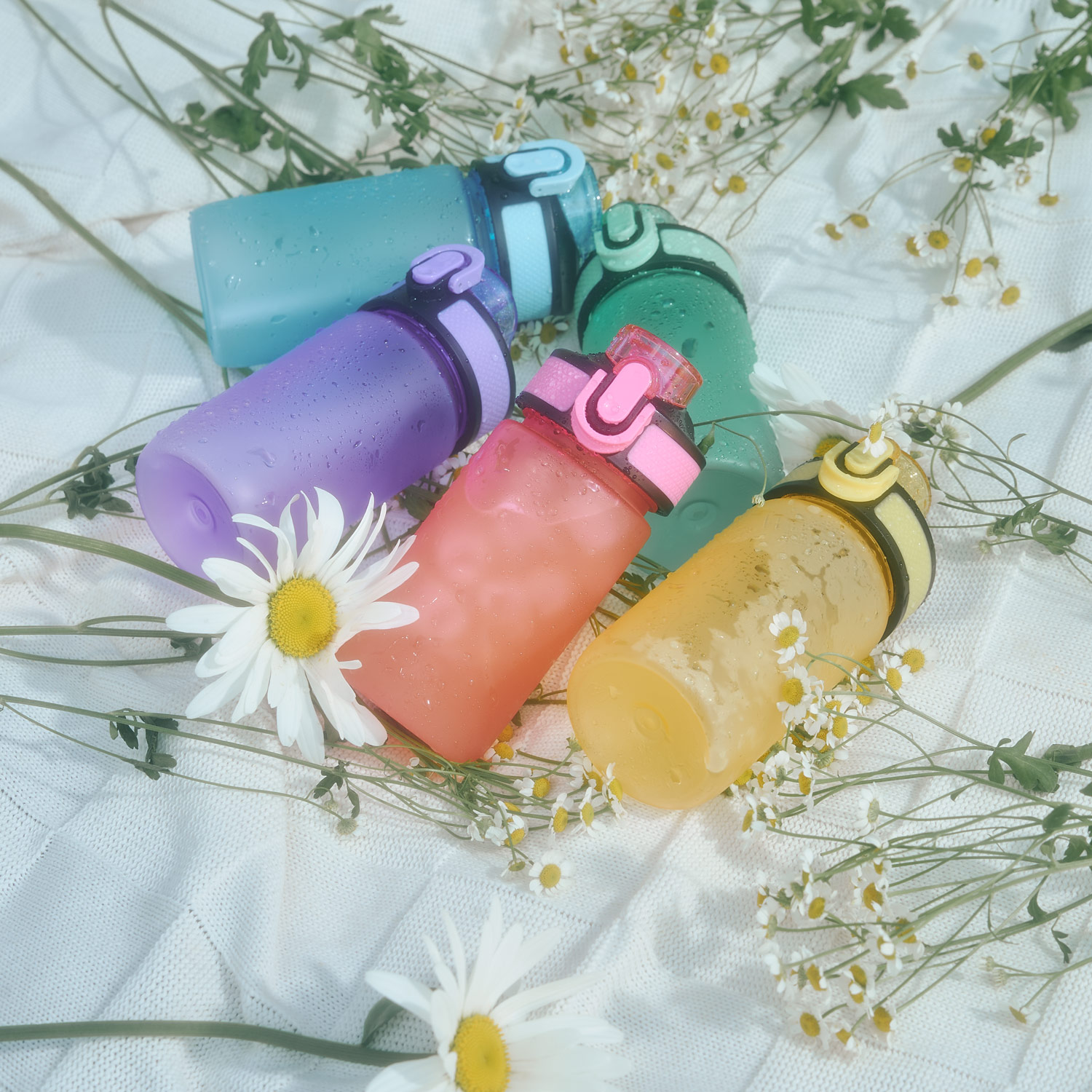 Бутылка для воды Флип мини (Flip mini), бирюзовая