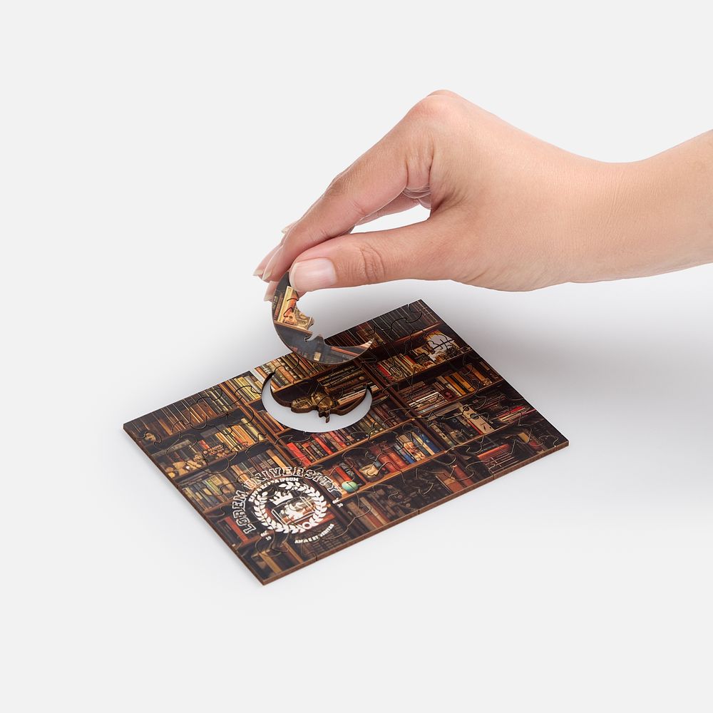 Деревянный пазл в шкатулке PuzzleBox на заказ