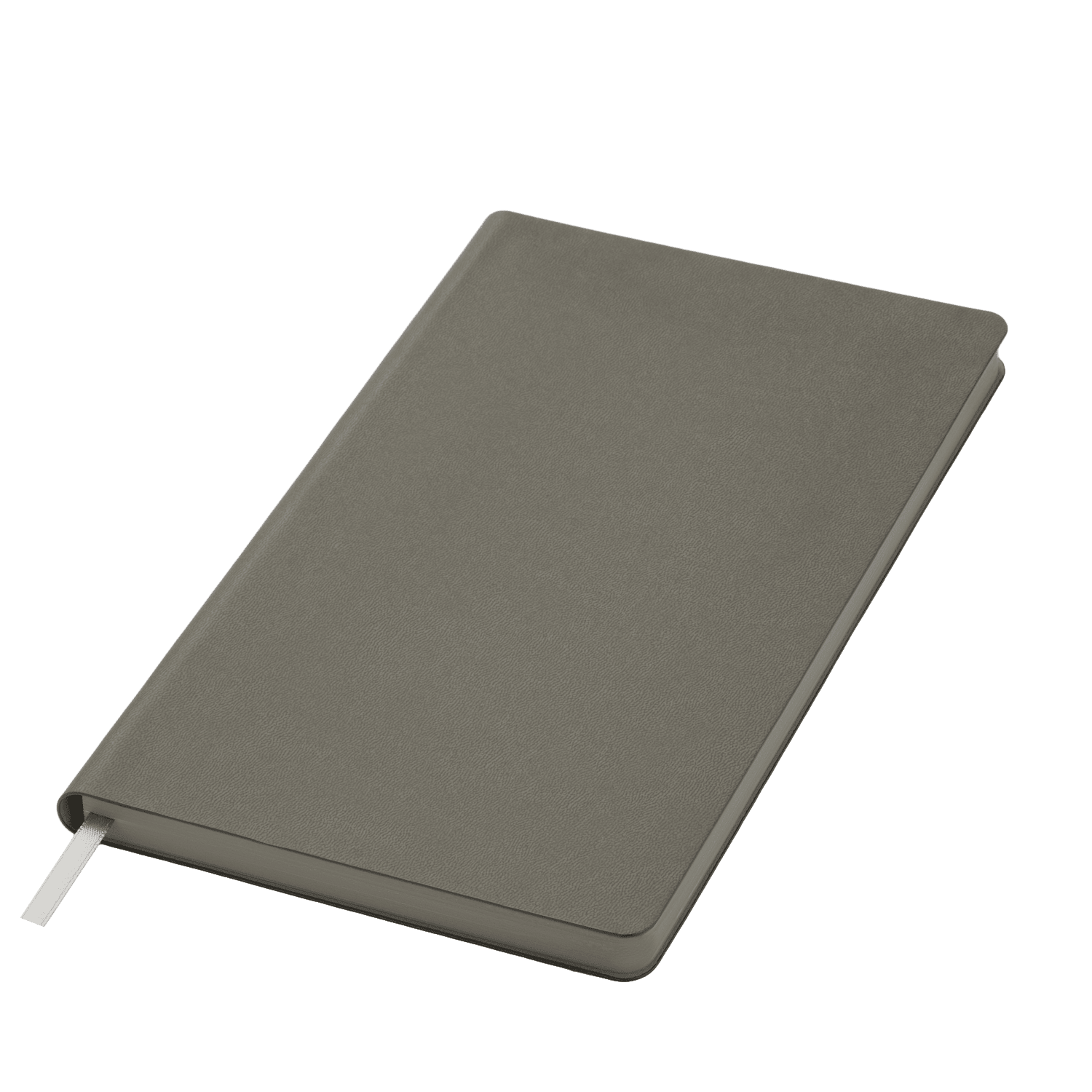 Ежедневник Латте софт-тач (Latte soft touch) недатированный, серый (без стикеров)