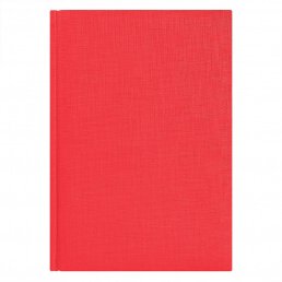 Ежедневник недатированный City Flax 145х205 мм, без календаря, красный