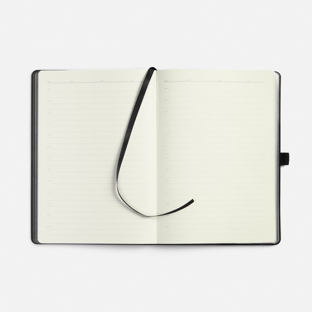 Ежедневник Peel Flex, недатированный, черный