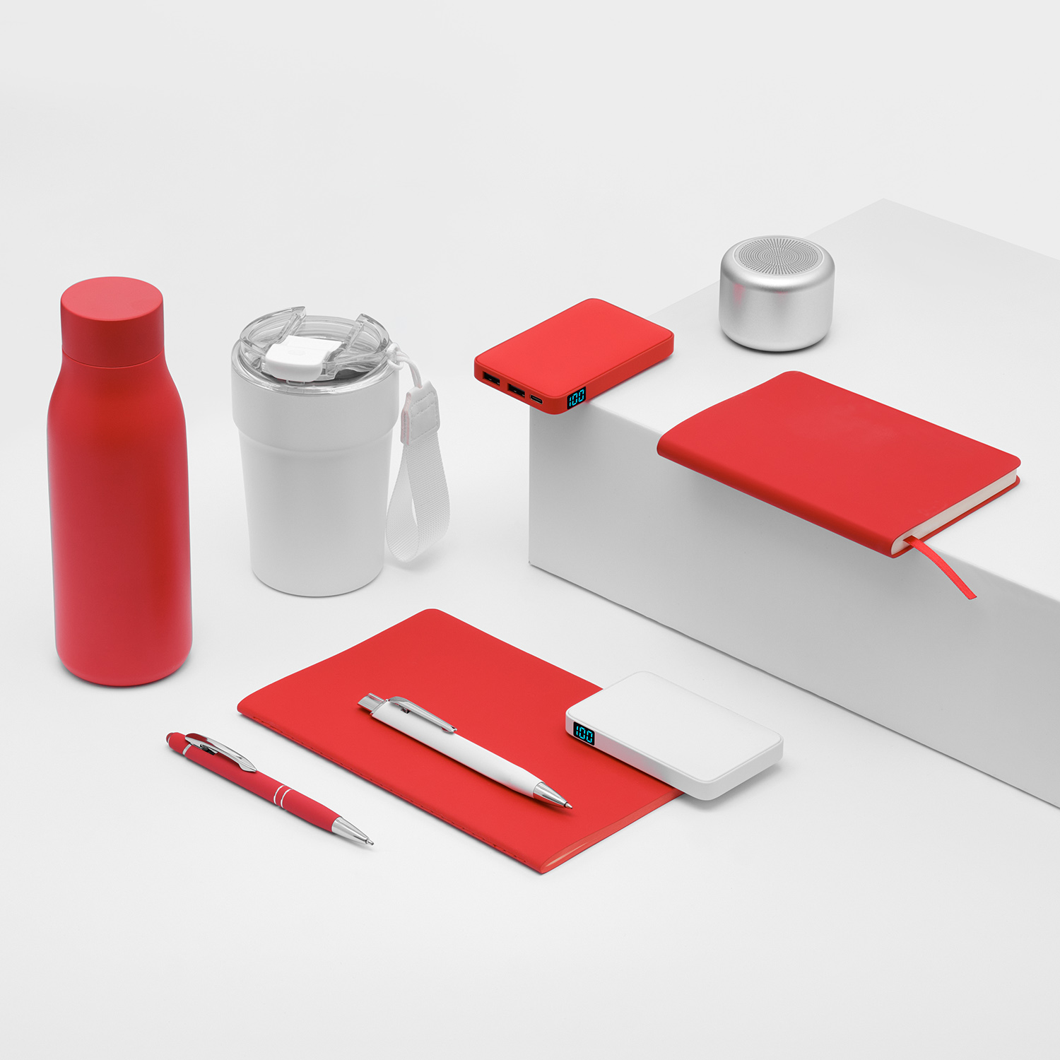 Ежедневник Спарк мини (Spark mini) A6 недатированный, красный