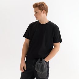 Футболка унисекс Крис (Kris), 150 гр., черная, размер XXL