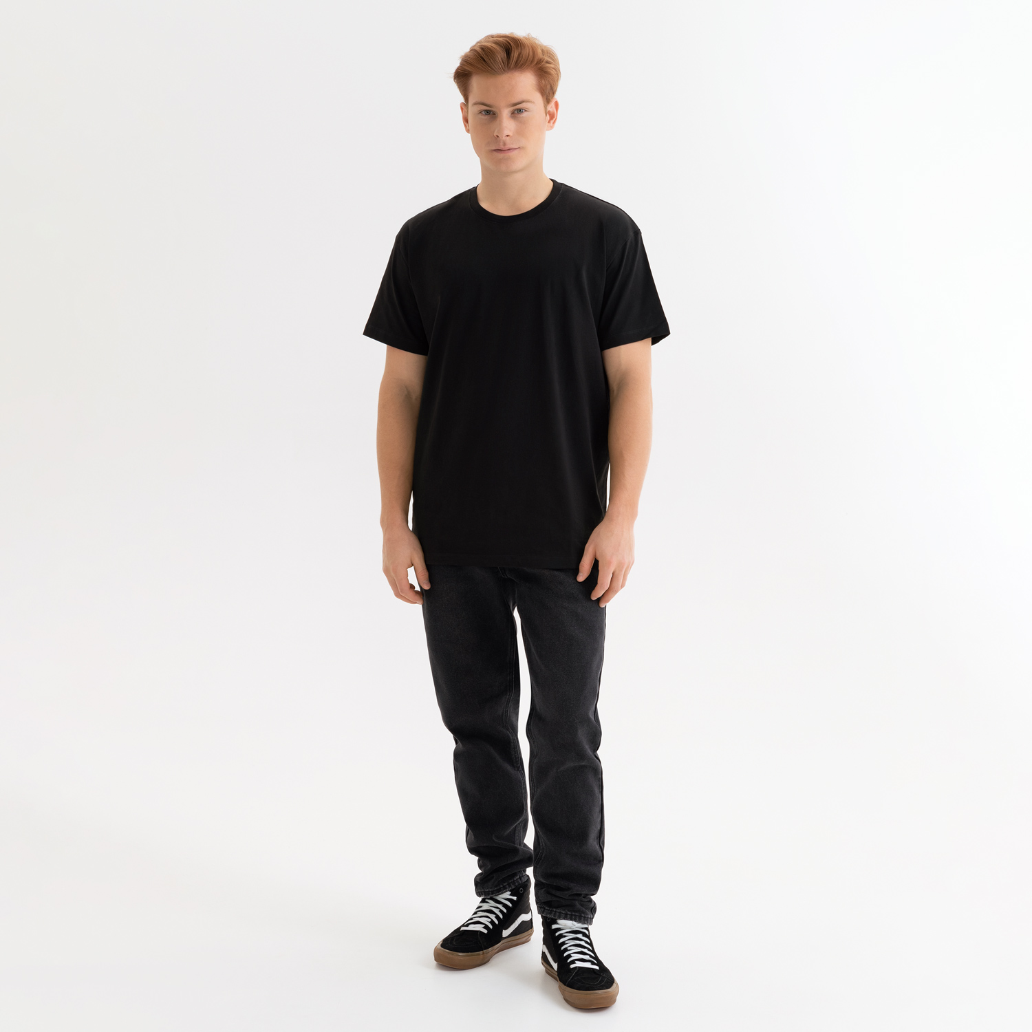 Футболка унисекс Крис (Kris), 150 гр., черная, размер XXL