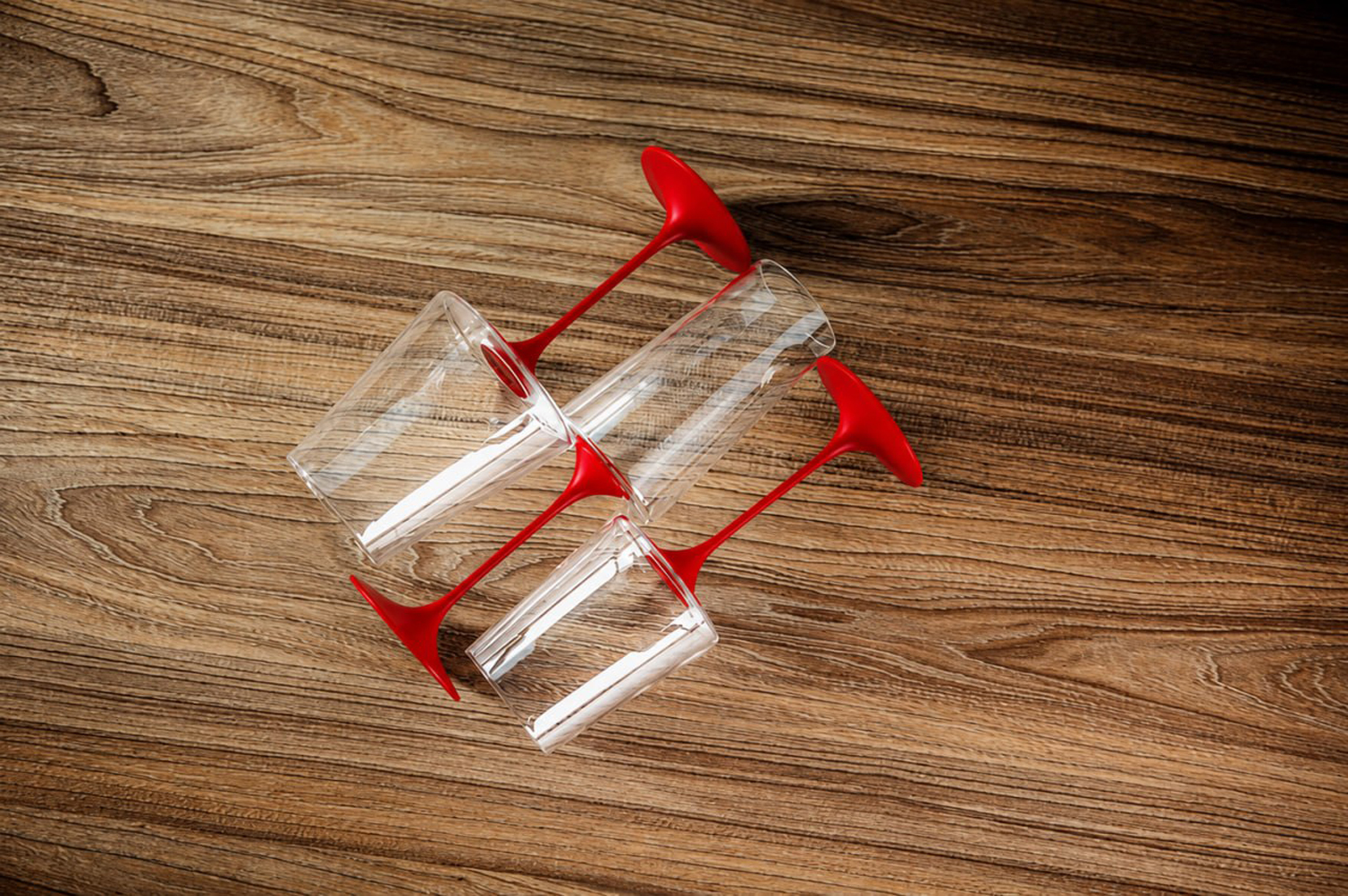 Хрустальный бокал для красного вина на магните Trebonn SplitGlass, 2 шт, 450 мл