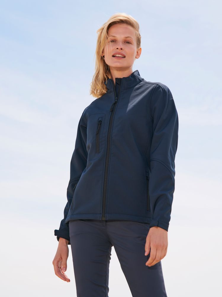 Куртка женская на молнии Roxy 340 ярко-синяя
