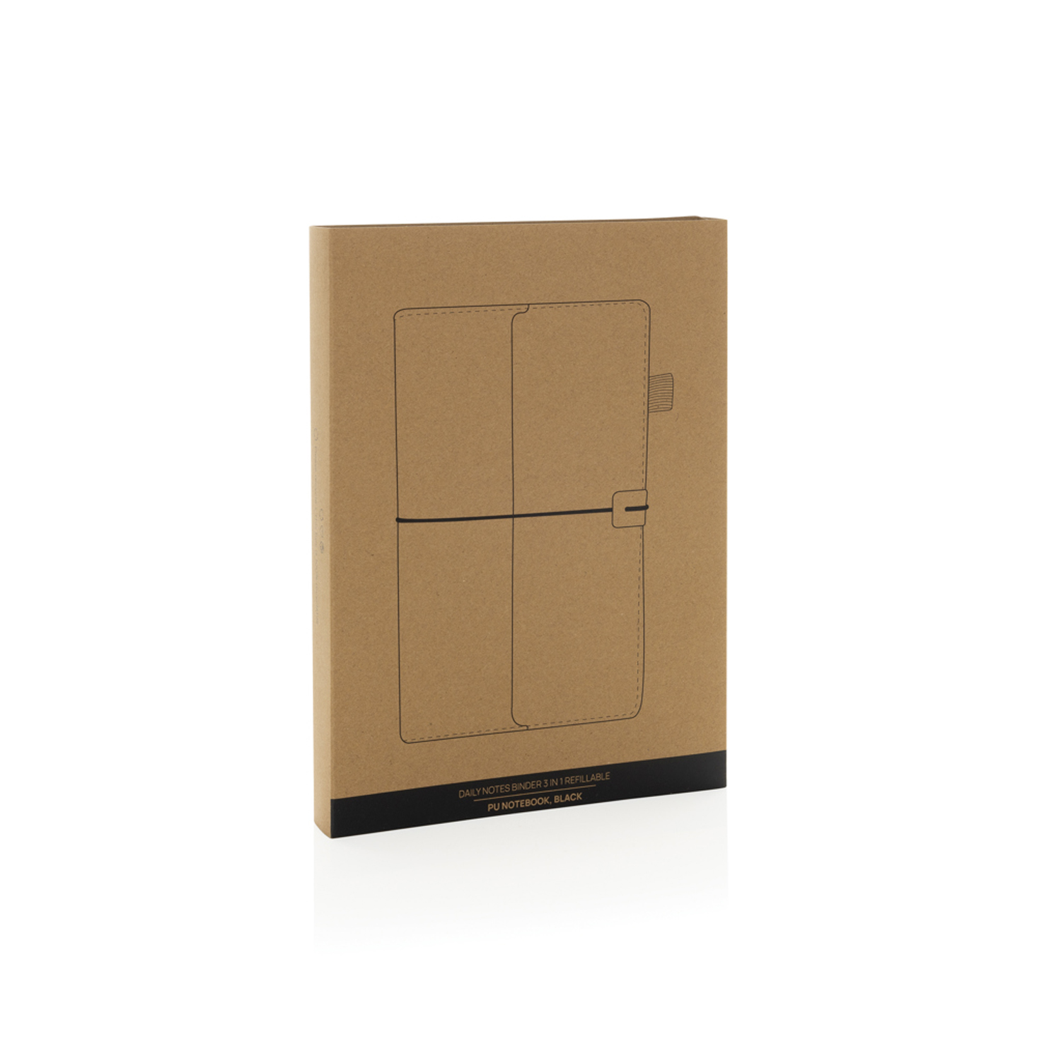 Многофункциональный блокнот Daily Notes Binder 3 в 1 в обложке из PU, А5