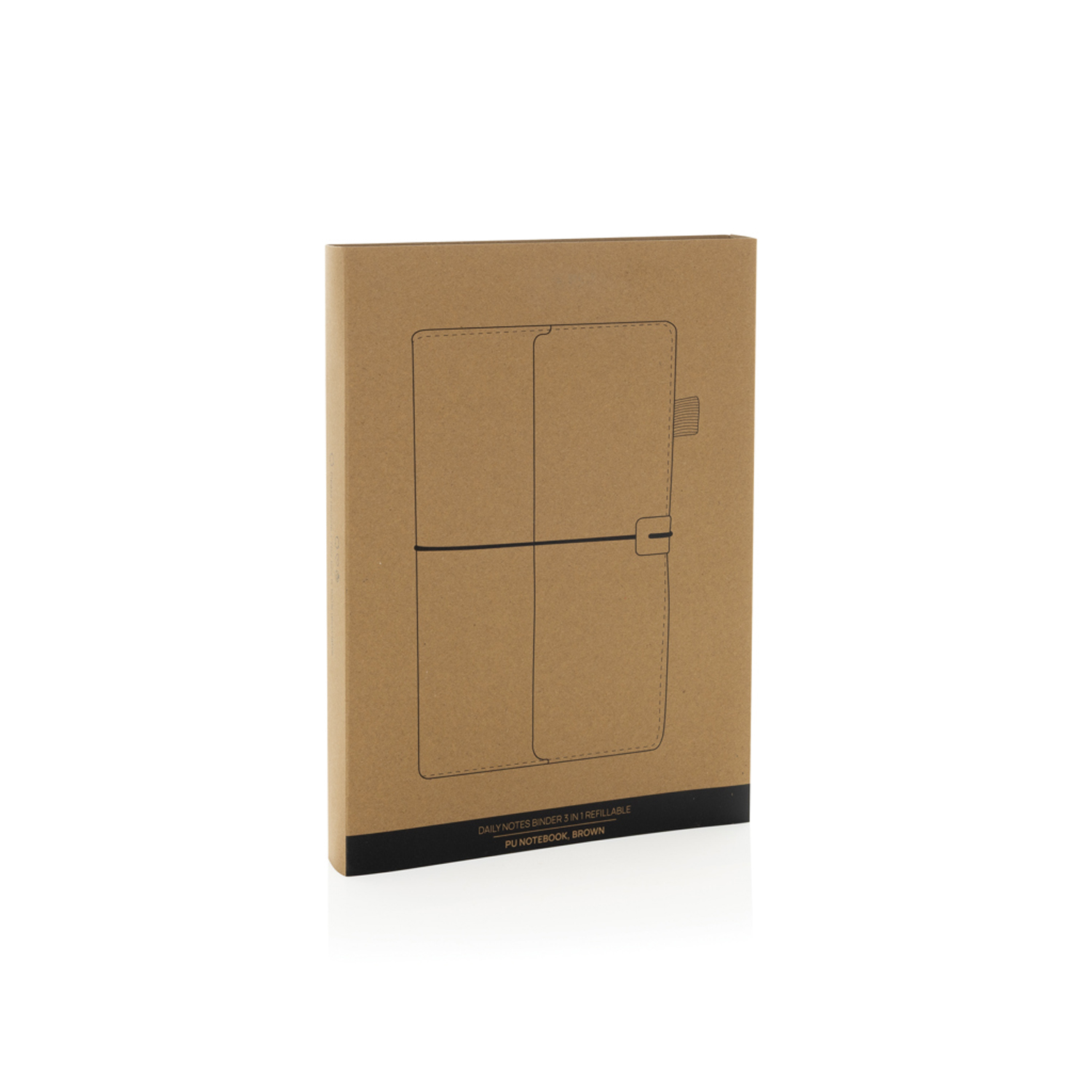 Многофункциональный блокнот Daily Notes Binder 3 в 1 в обложке из PU, А5