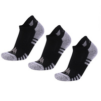 Набор из 3 пар спортивных мужских носков Monterno Sport, черный