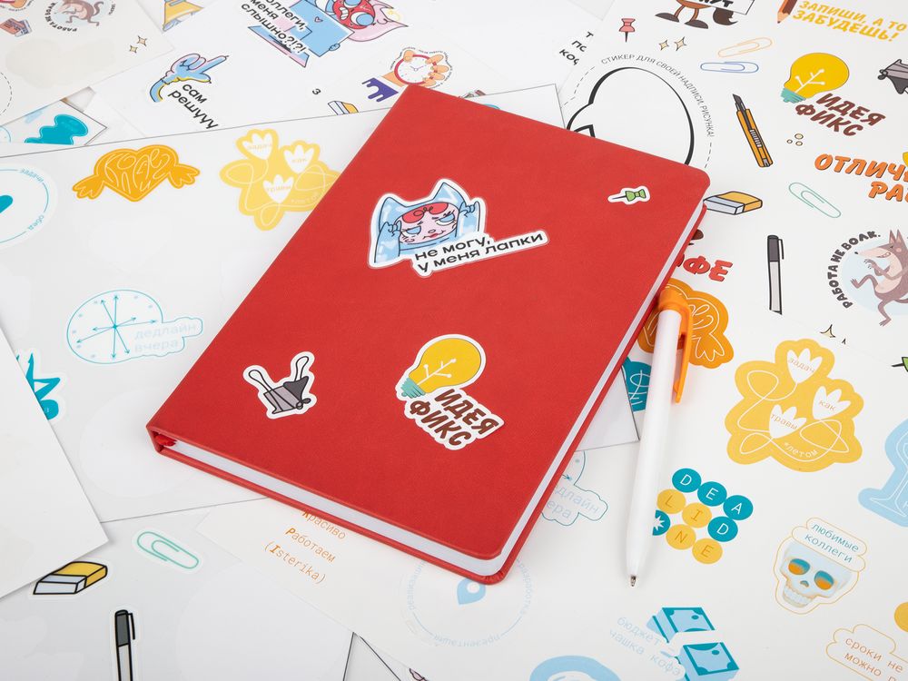 Наклейки ПВХ Sticker Pack на заказ, L