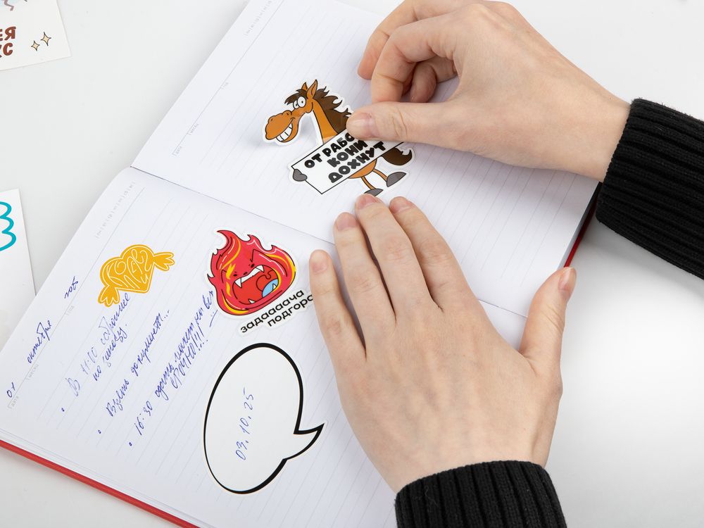 Наклейки ПВХ Sticker Pack на заказ, L