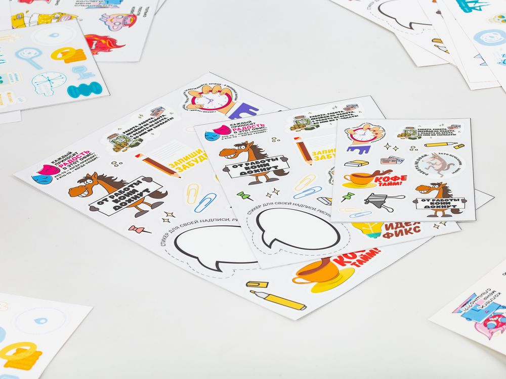 Наклейки UV-DTF Sticker Pack на заказ, M