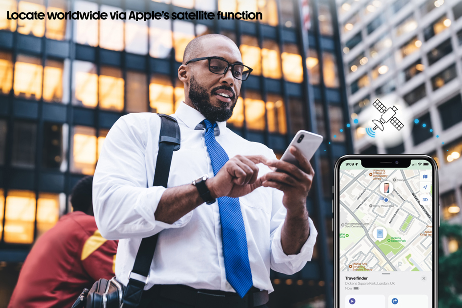 Обложка для паспорта Travelfinder с технологией Find My