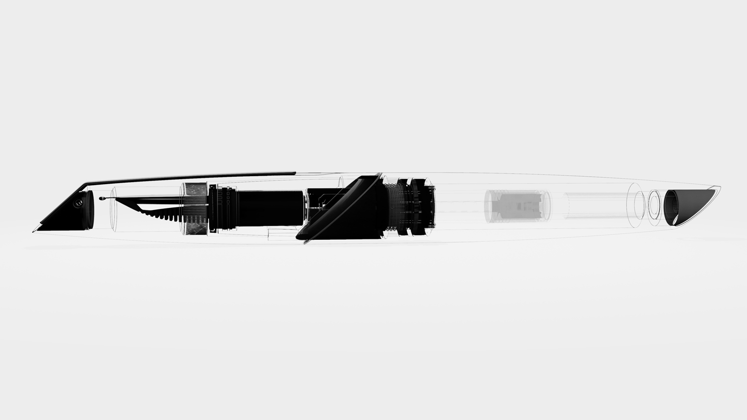 Перьевая ручка PININFARINA PF Two BLACK