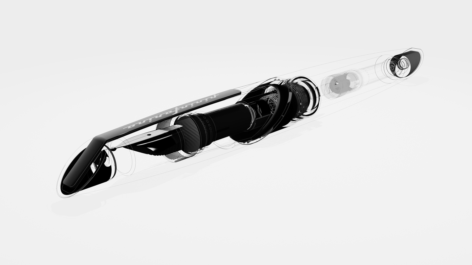 Перьевая ручка PININFARINA PF Two BLACK