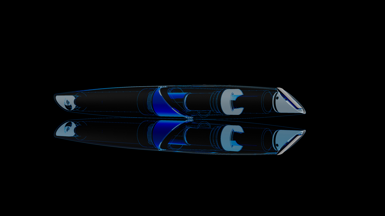 Перьевая ручка PININFARINA PF Two BLUE