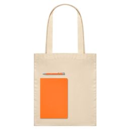 Подарочный набор Эрба НЕО, Спарк, Альфа (Erba NEO, Spark, Alpha), оранжевый (шоппер, ежедневник, ручка)