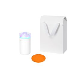 Подарочный набор Кристалл, Аурис (Crystal, Auris), оражевый (увлажнитель воздуха, зарядное устройство)