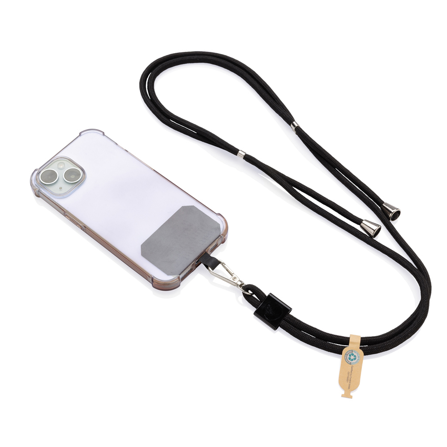 Ремешок-держатель для телефона CarryLoop из rPET RCS