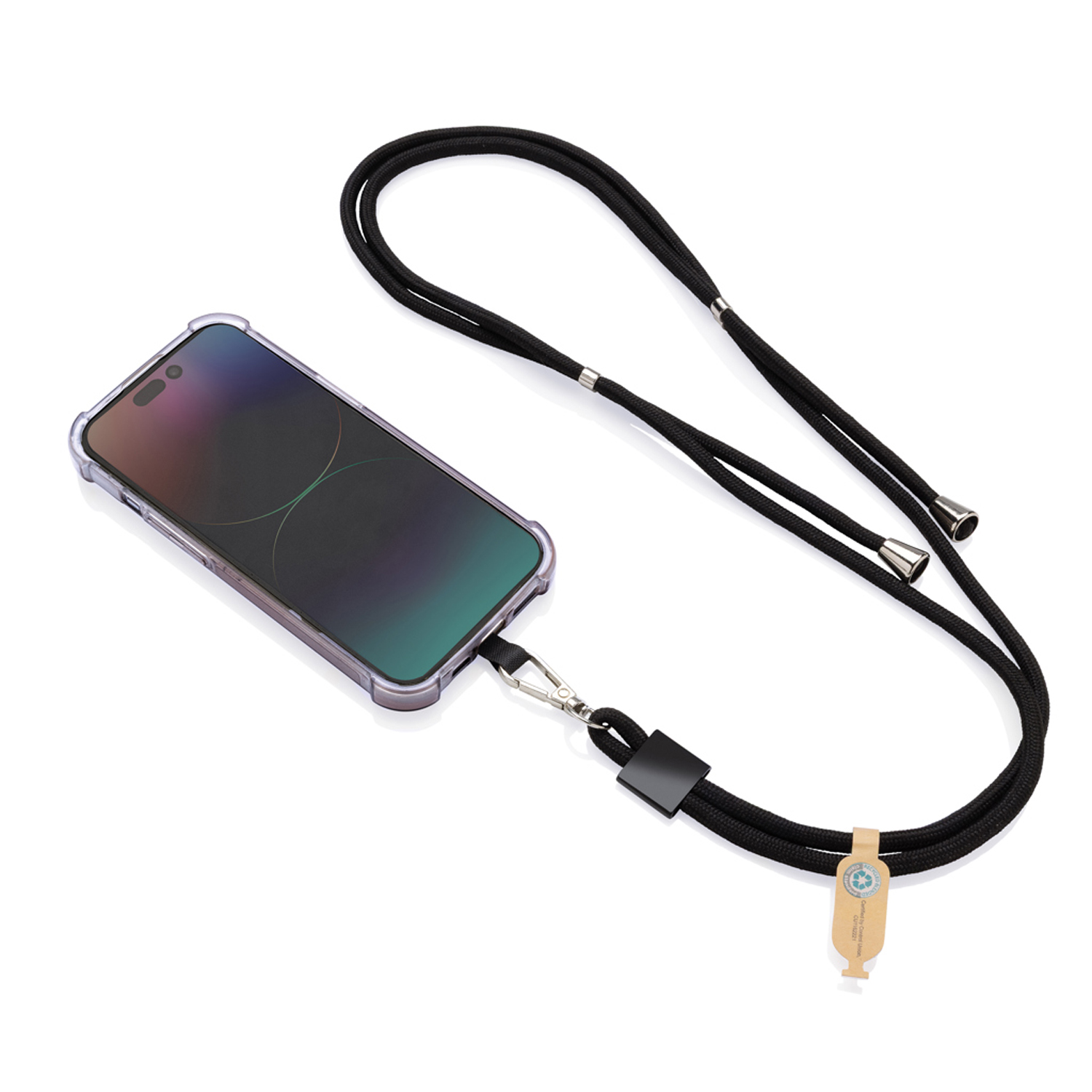 Ремешок-держатель для телефона CarryLoop из rPET RCS