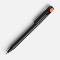 Ручка шариковая Prodir DS1 TMM Dot, черная с оранжевым