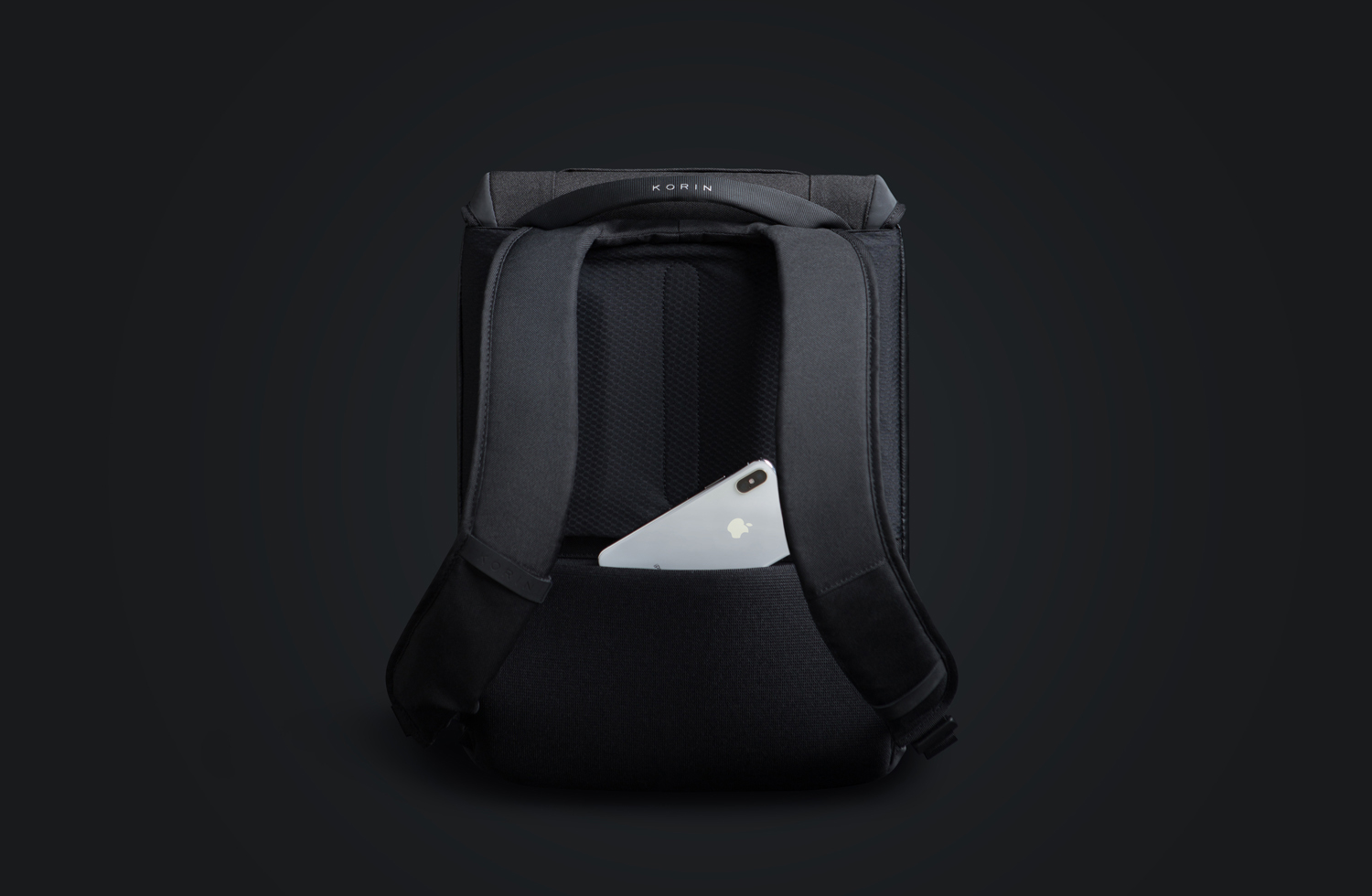 Рюкзак KORIN ClickPack X 45х32х15,5 см, с клапаном, черный