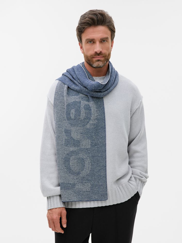Шарф Denim XL на заказ, полушерсть