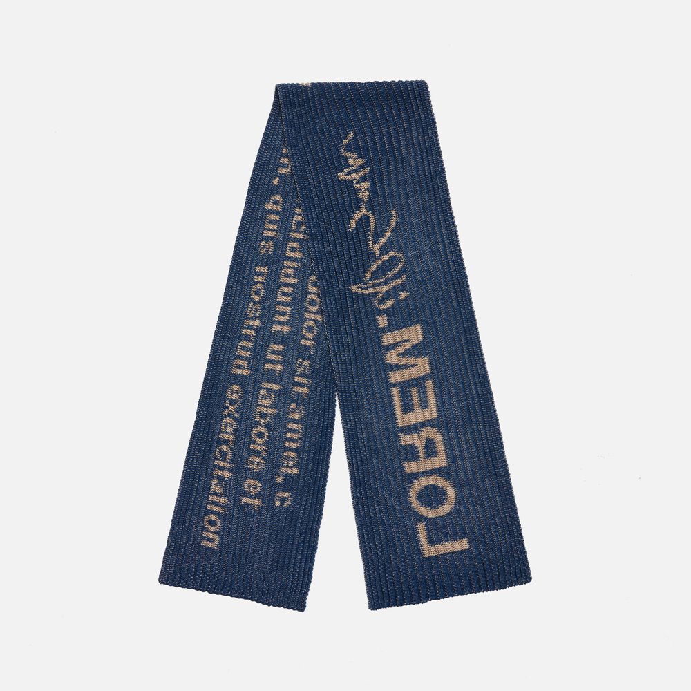 Шарф на заказ InRib Grand, XXL, полушерсть