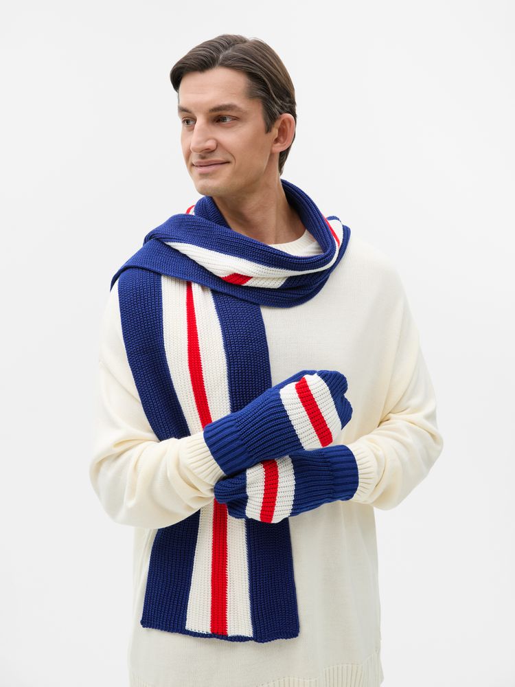 Шарф Winwear, темно-синий (кобальт)