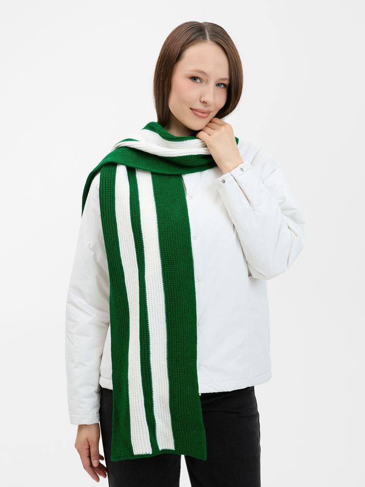 Шарф Winwear, темно-зеленый (глубокий зеленый)