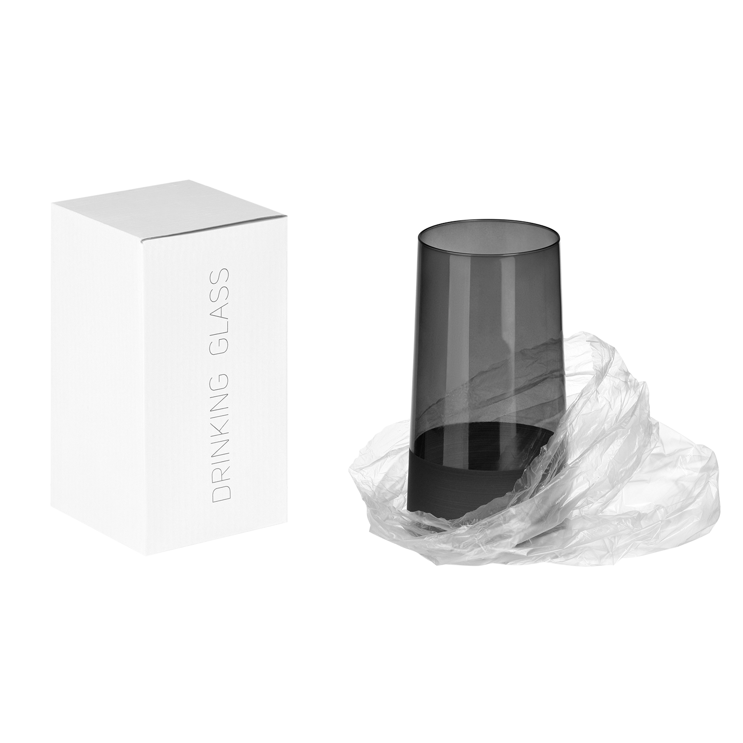 Стакан для воды высокий Блэк Эдишн (Black Edition), черный