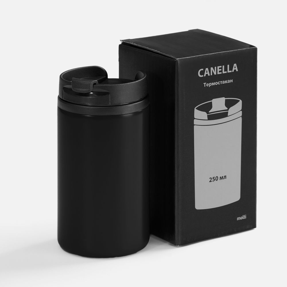 Термостакан Canella, черный