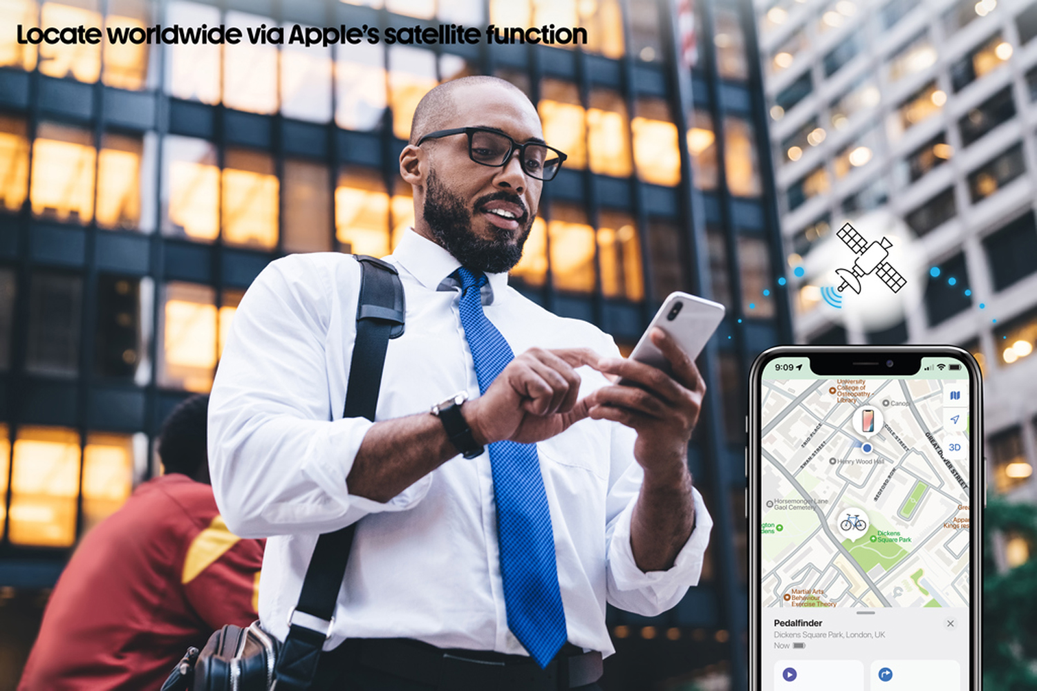Велосипедный звонок Pedalfinder с технологией Find My