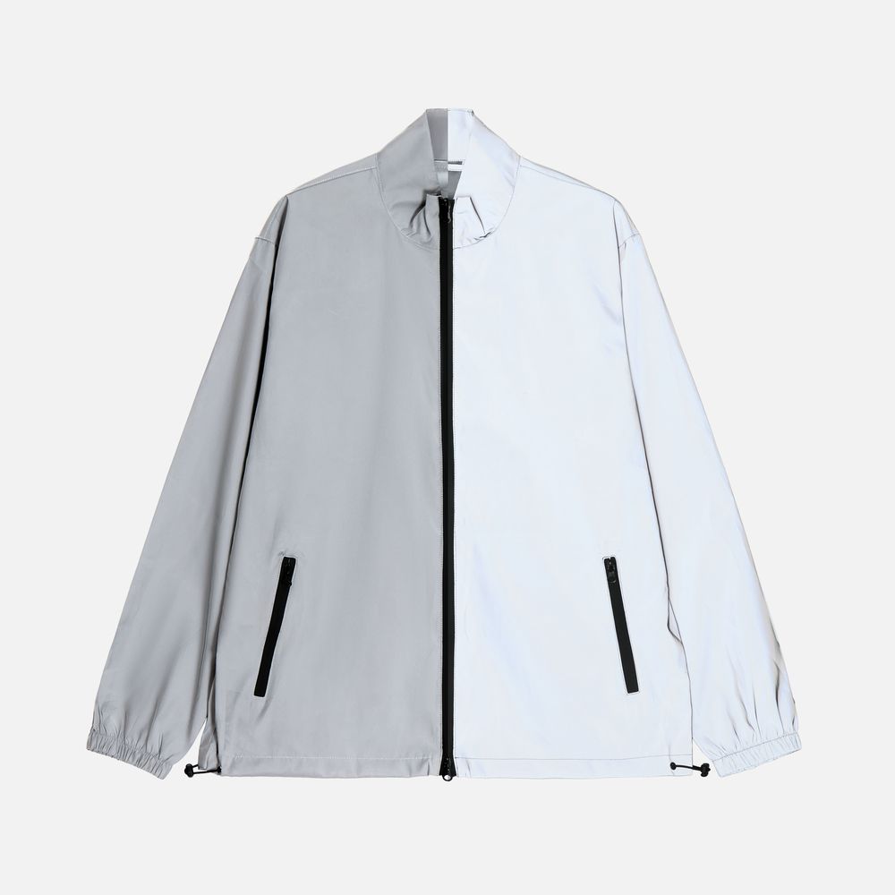 Ветровка унисекс Manifest Pro из светоотражающей ткани, серая