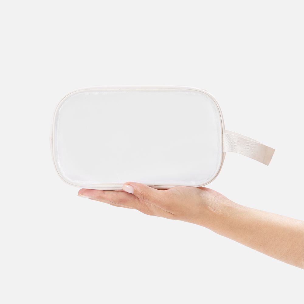 Влагостойкая косметичка Aquanko, белая