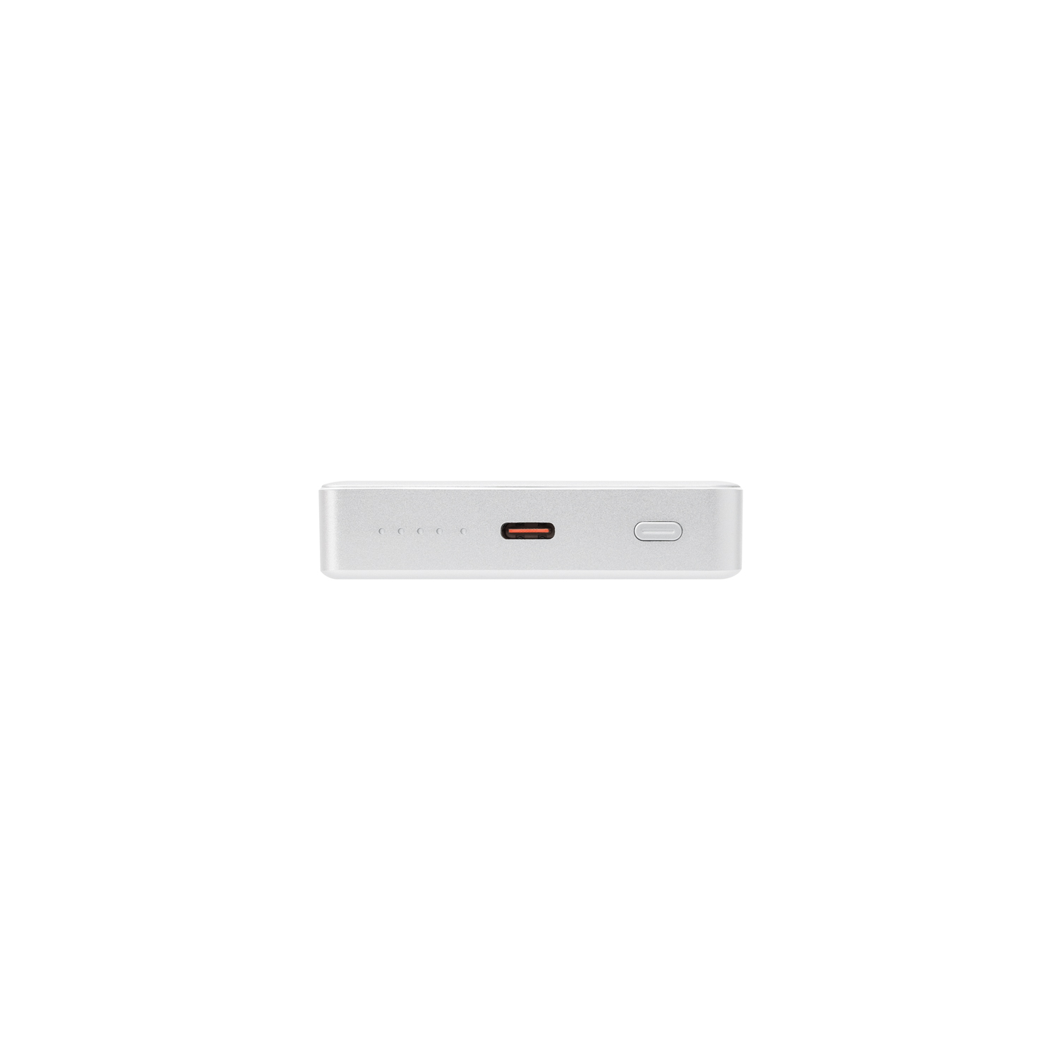 Внешний аккумулятор Атлантис Плюс PD (Atlantis PD Plus) 10000mAh с функцией беспроводной зарядки 15W, серебряный