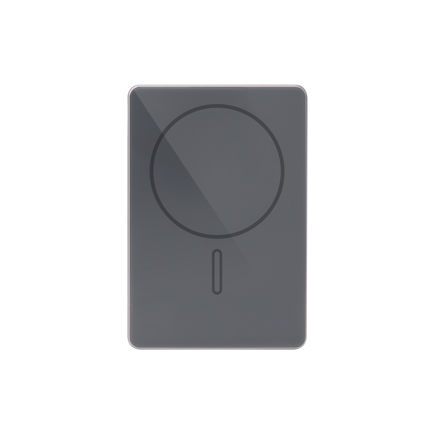 Внешний аккумулятор Оникс PD (Onyx PD) 5000mAh с функцией беспроводной зарядки 15W, серый