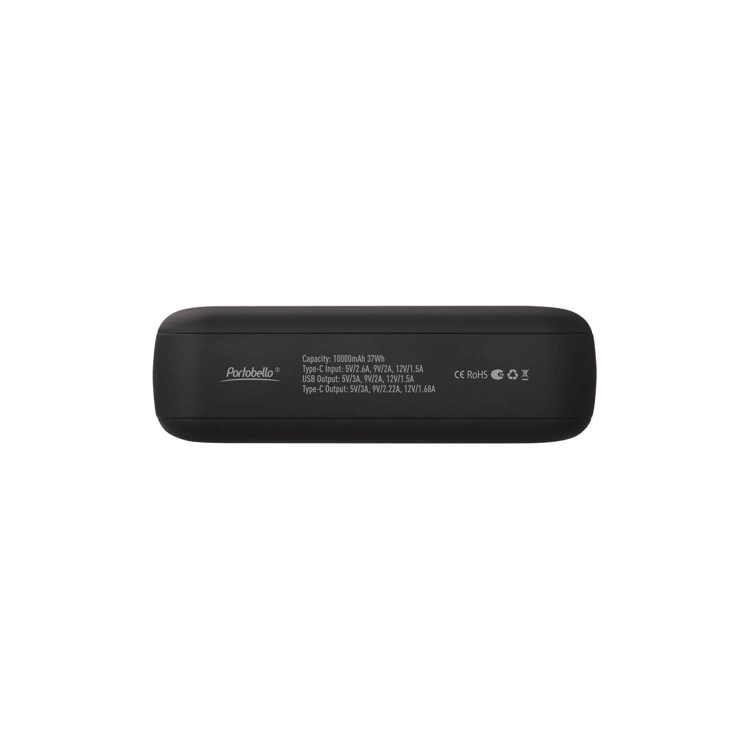 Внешний аккумулятор с функцией быстрой зарядки Формула (Formula) 10000 mAh, черный