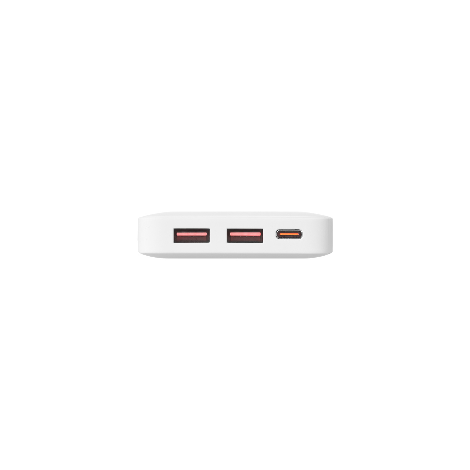 Внешний аккумулятор с подсветкой Анкор Плюс PD (Ancor PD Plus) 10000 mAh, белый
