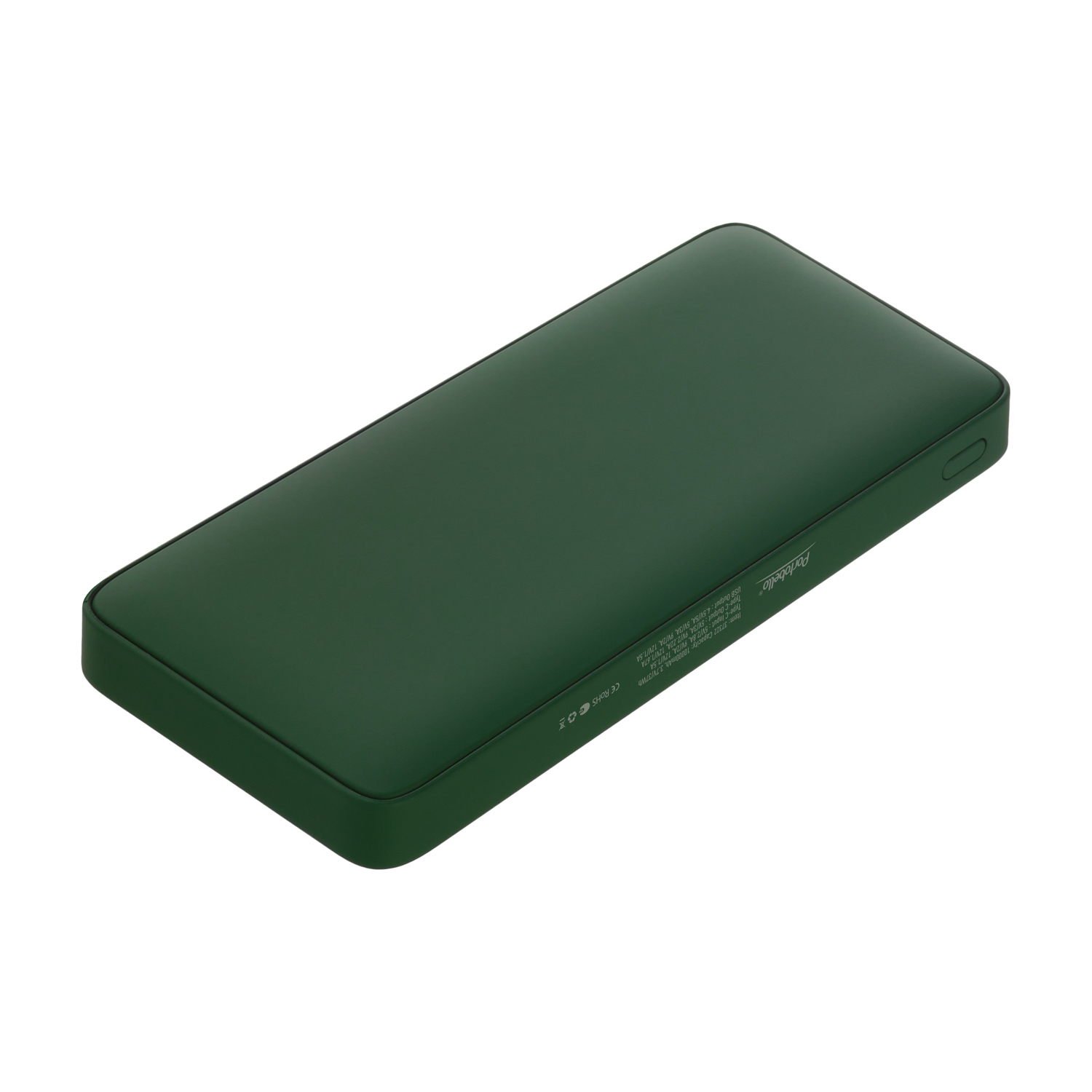Внешний аккумулятор с подсветкой Анкор Плюс PD (Ancor PD Plus) 10000 mAh, зеленый