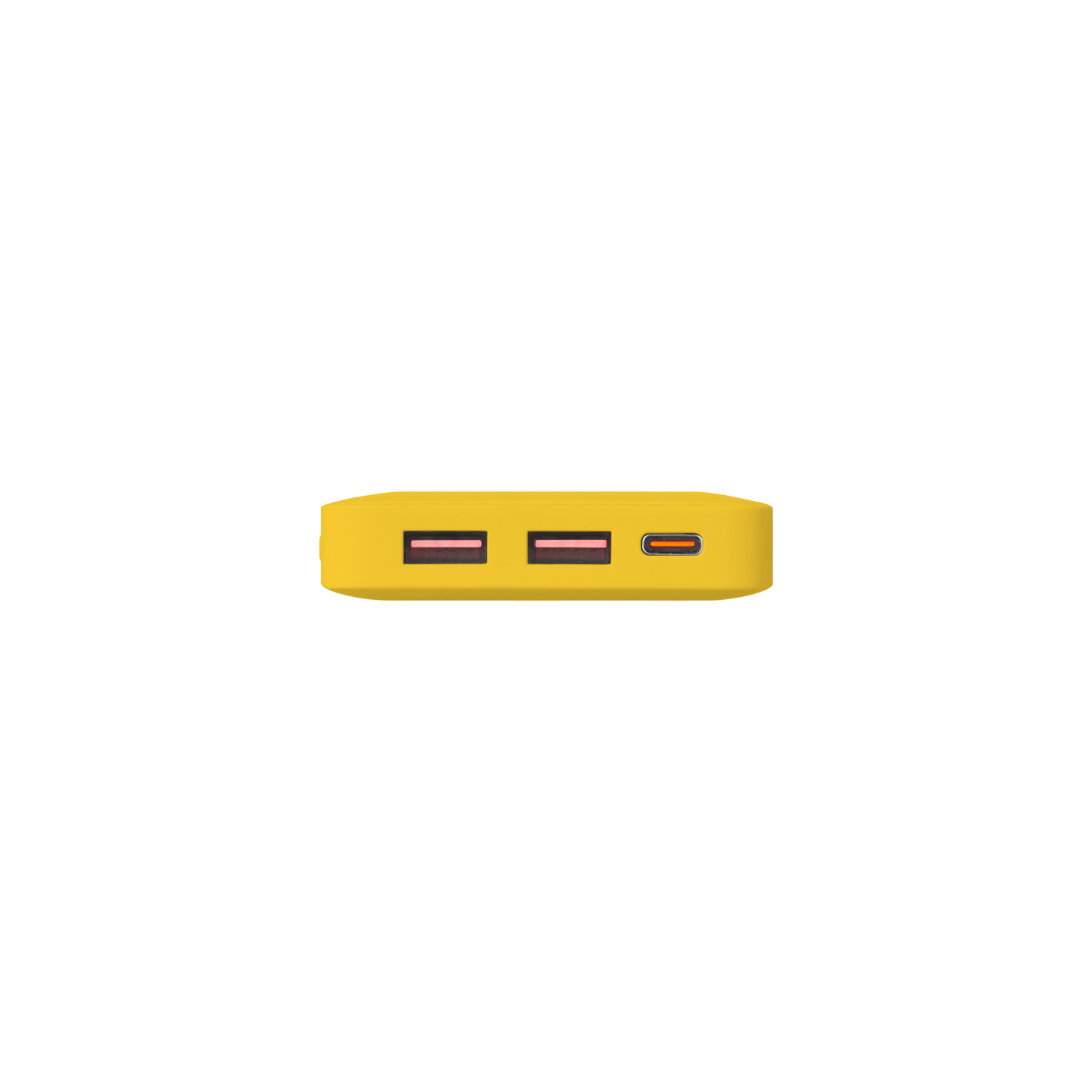 Внешний аккумулятор с подсветкой Анкор Плюс PD (Ancor PD Plus) 10000 mAh, желтый