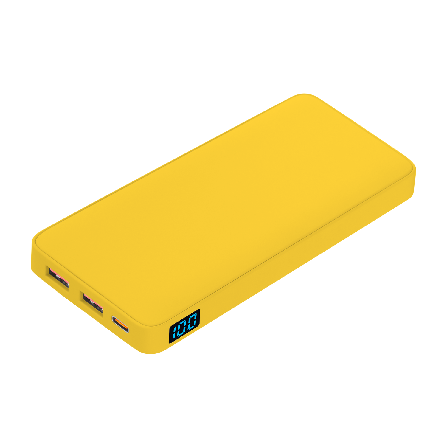 Внешний аккумулятор с подсветкой Анкор Плюс PD (Ancor PD Plus) 10000 mAh, желтый