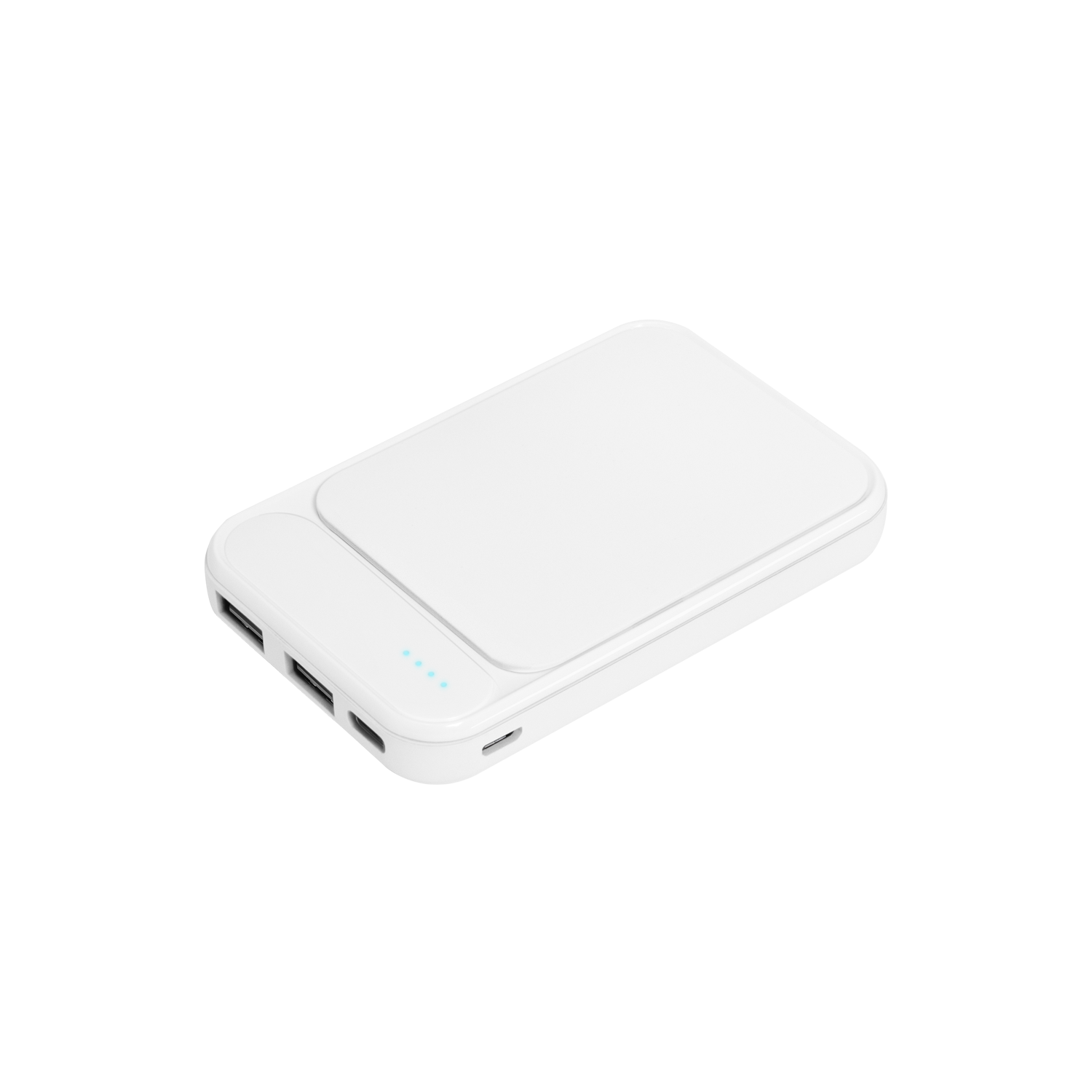 Внешний аккумулятор с подсветкой Старлайт PB (Starlight PB) 5000 mAh, белый