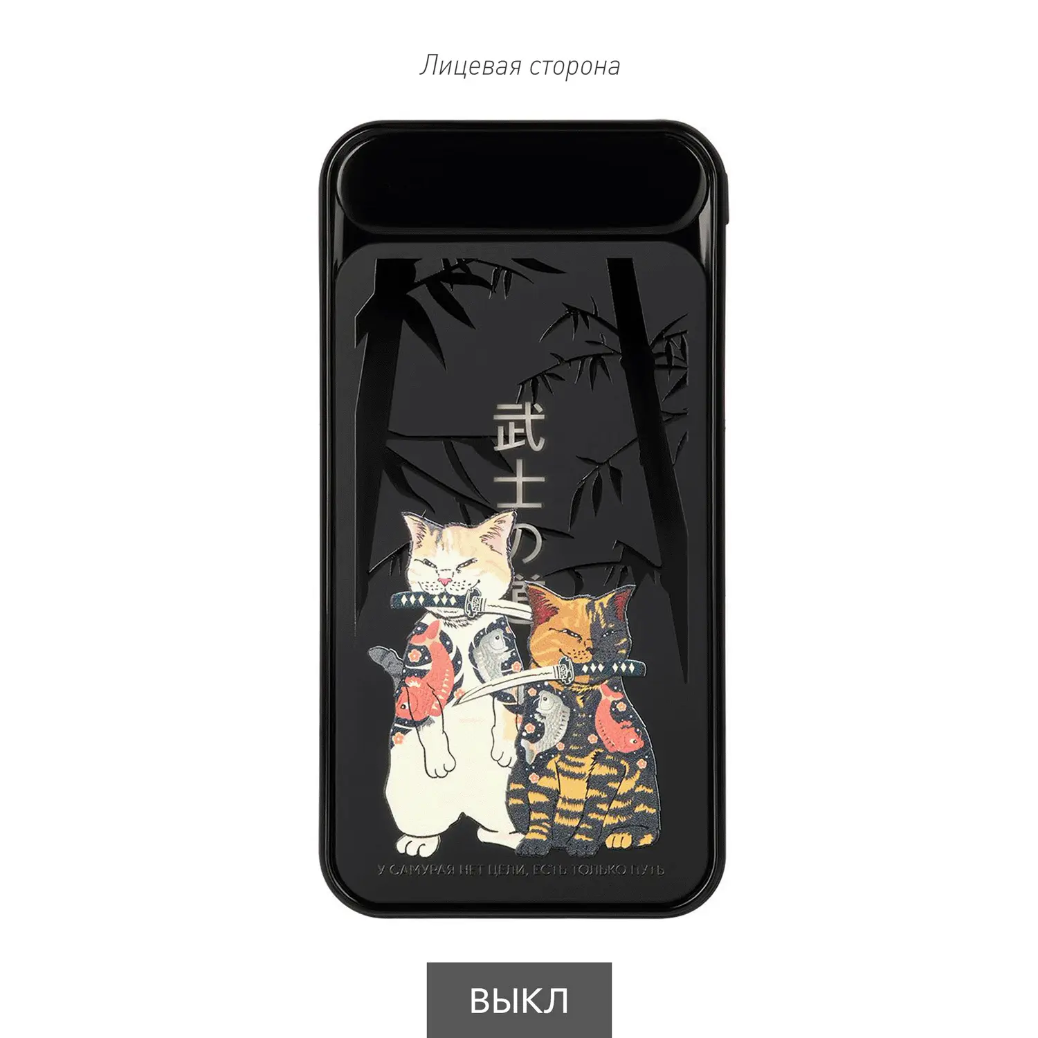 Внешний аккумулятор с подсветкой Старлайт Плюс PB (Starlight Plus PB) 10000 mAh, черный