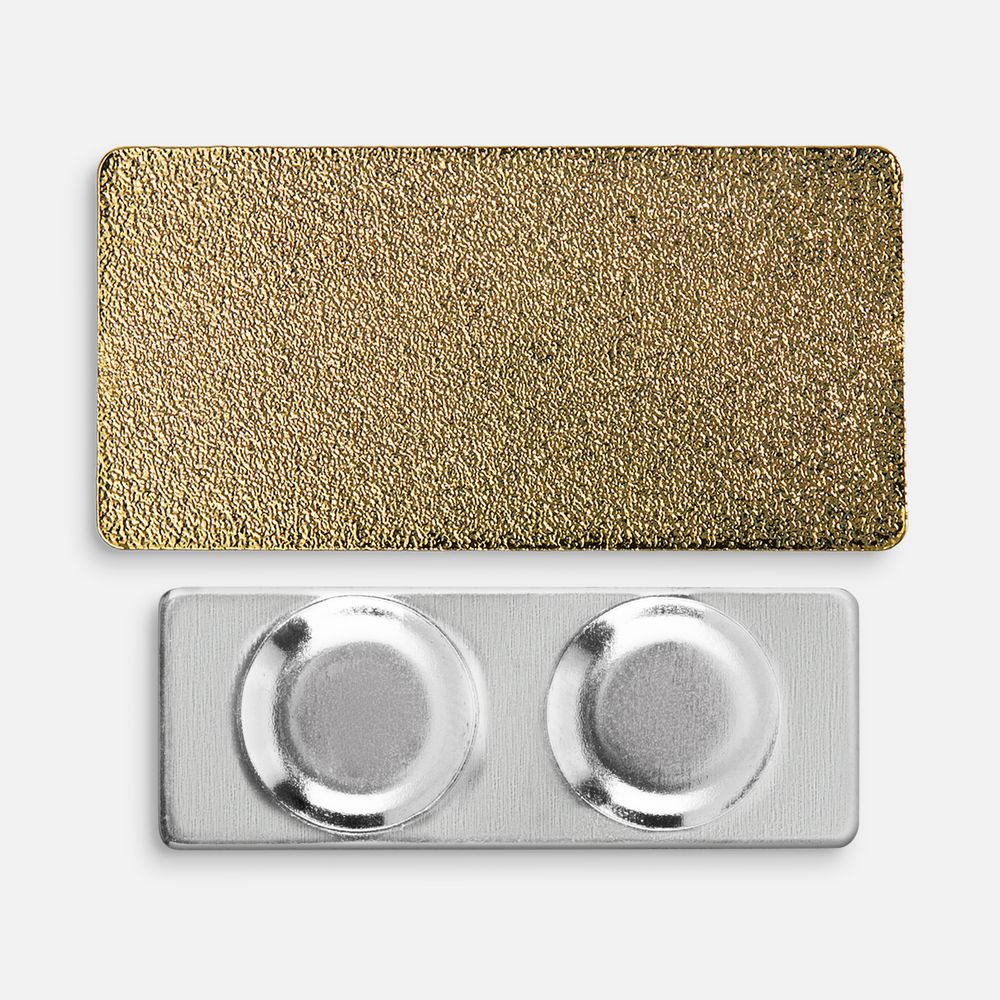 Значок Magnet Matto, золотистый глянцевый