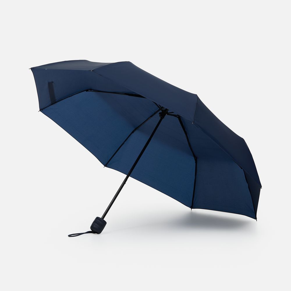 Зонт складной Basic, ver.2, темно-синий