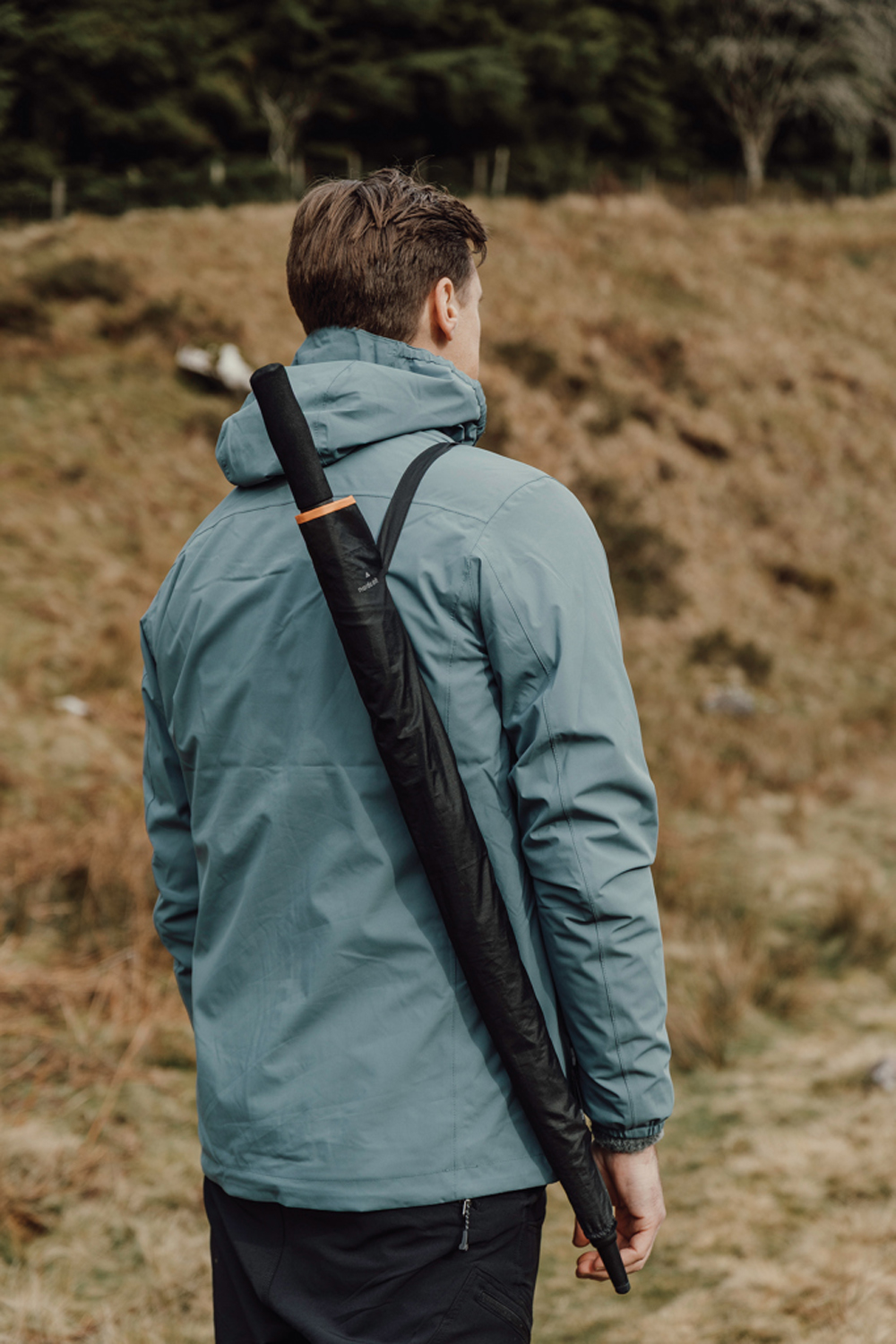 Зонт-трость антишторм Nordic Drift Trail AWARE™ RPET, UPF 50+, d135-140 см
