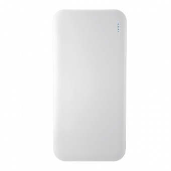Внешний аккумулятор с подсветкой Luce 10000 mAh, белый фото 